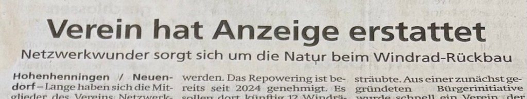 Wir haben Anzeige&nbsp;erstattet